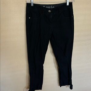 Louie corduroy Black ankle-sz 10